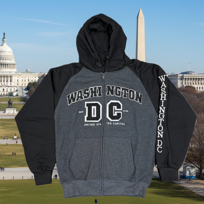 Washington DC Applique Zip up