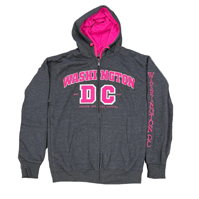 Washington DC Applique Zip up