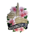 Washington DC Cherry Blossom Ceramic Magnet