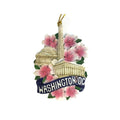 Washington DC Cherry Blossom Ceramic Ornament
