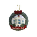 Washington DC Christmas Wreath Ornament