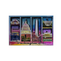 Washington DC Colorful Panels Magnet