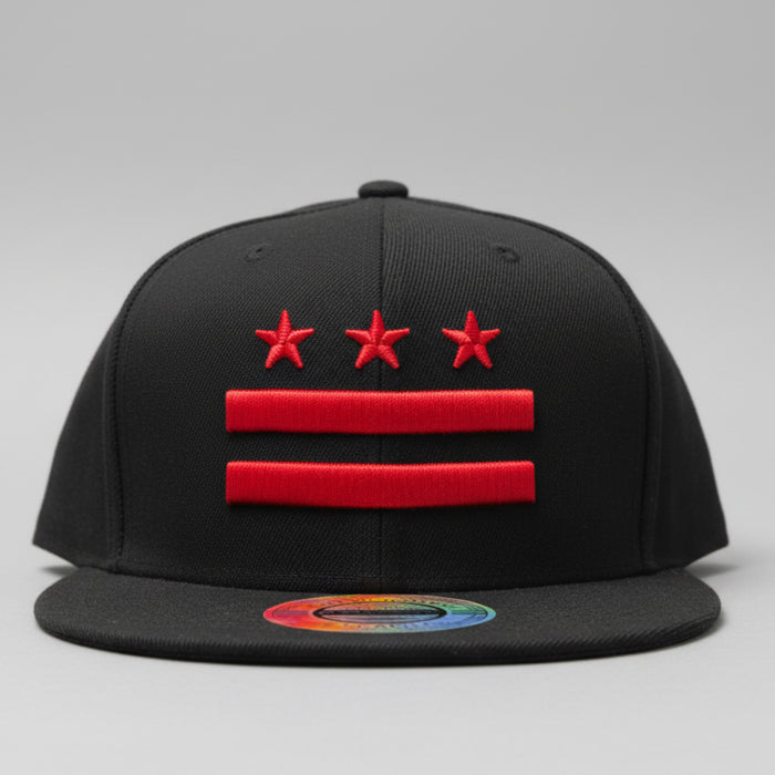 Washington DC Flag Snapback.