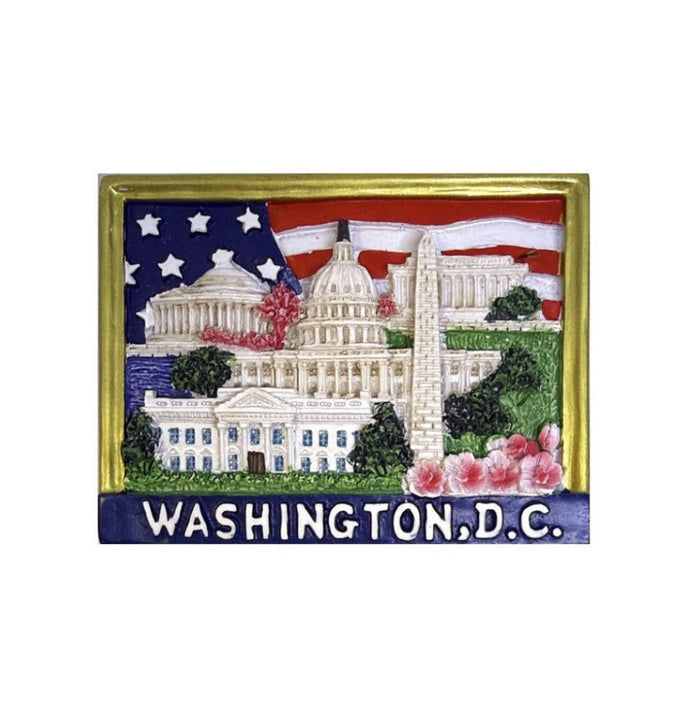 Washington DC Framed Ceramic Magnet