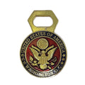 Washington DC Gold and Red Crest Magnetic Bottle opener
