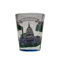 Washington DC Monuments Art Shot Glass