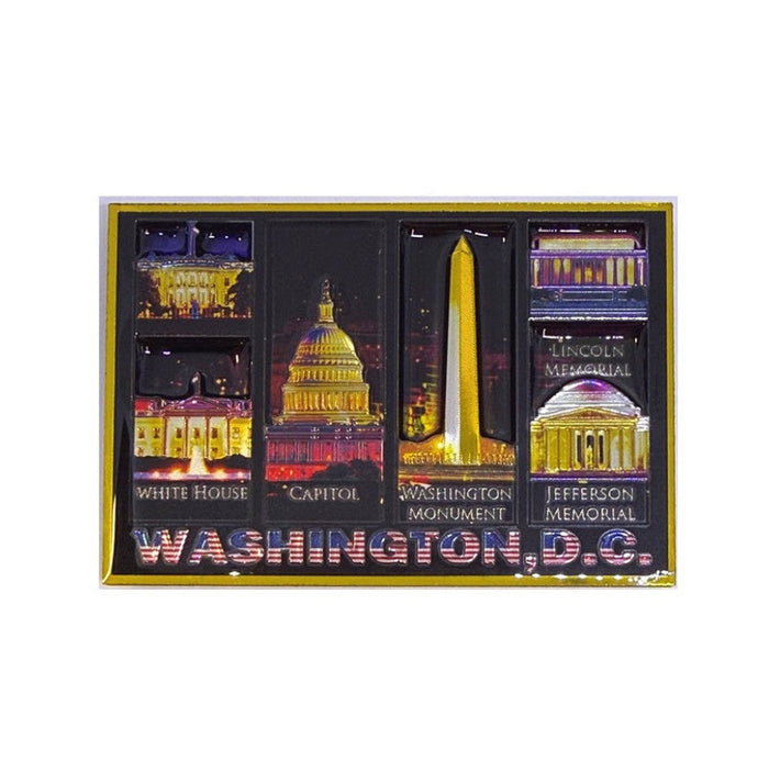 Washington DC Night Panels Magnet