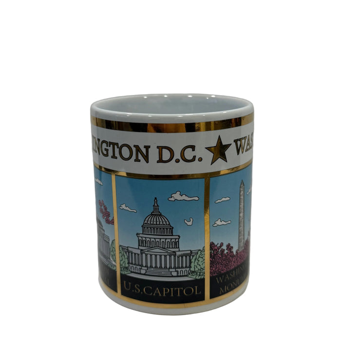 Washington DC Outlined Sketches Mug