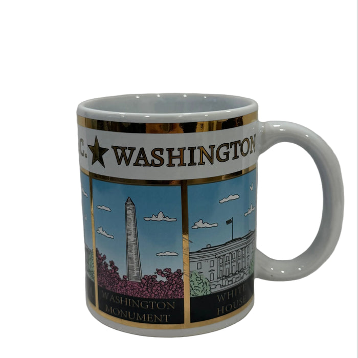 Washington DC Outlined Sketches Mug