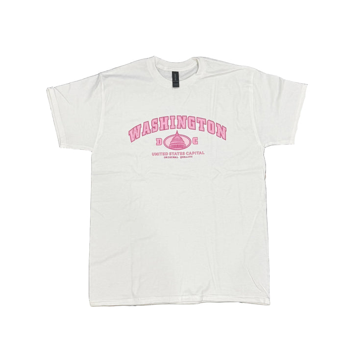 Washington DC Pink Capitol T-Shirt