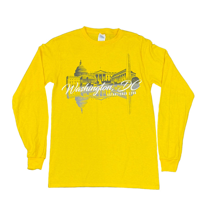 Washington DC Reflection Long Sleeve