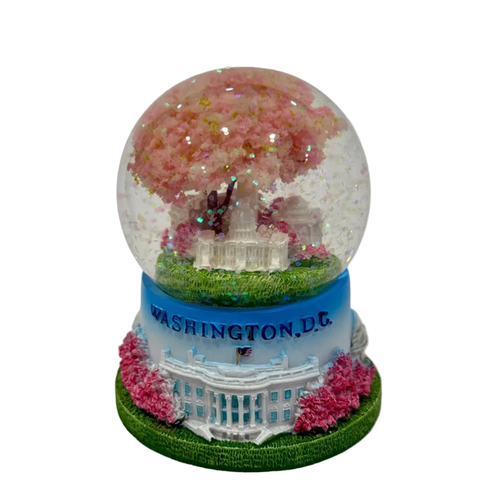 Washington DC Sakura Tree Monuments Snow Globe