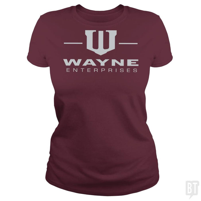 SunFrog-Busted BustedTees Classic Ladies Tee / Maroon / S Wayne