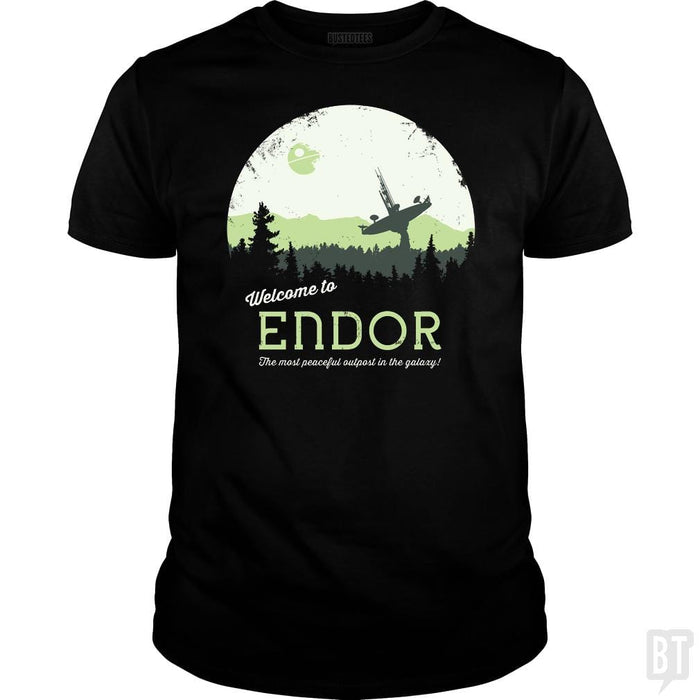 SunFrog-Busted SÃ©bi's Ghosts Classic Guys / Unisex Tee / Black / S Welcome To Endor