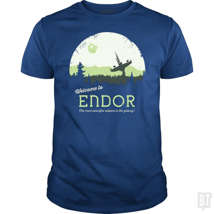 SunFrog-Busted SÃ©bi's Ghosts Classic Guys / Unisex Tee / Royal Blue / S Welcome To Endor