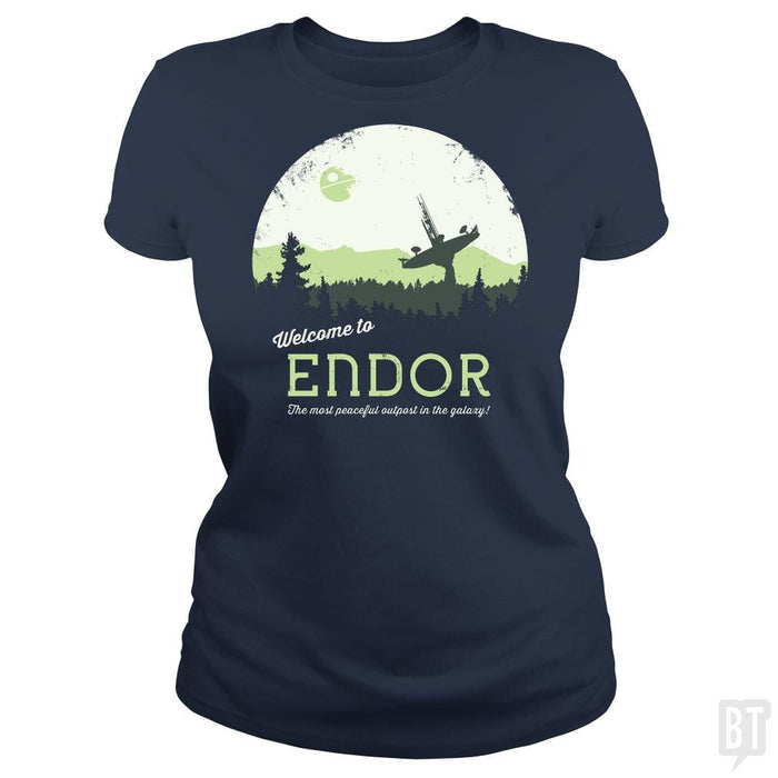 Classic Ladies Tee / Navy Blue / S