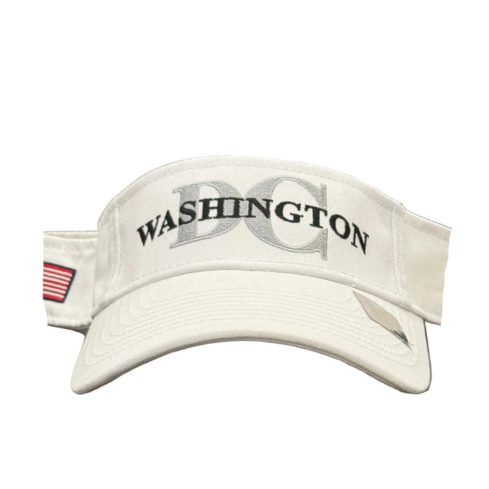 White Washington DC Sunvisor