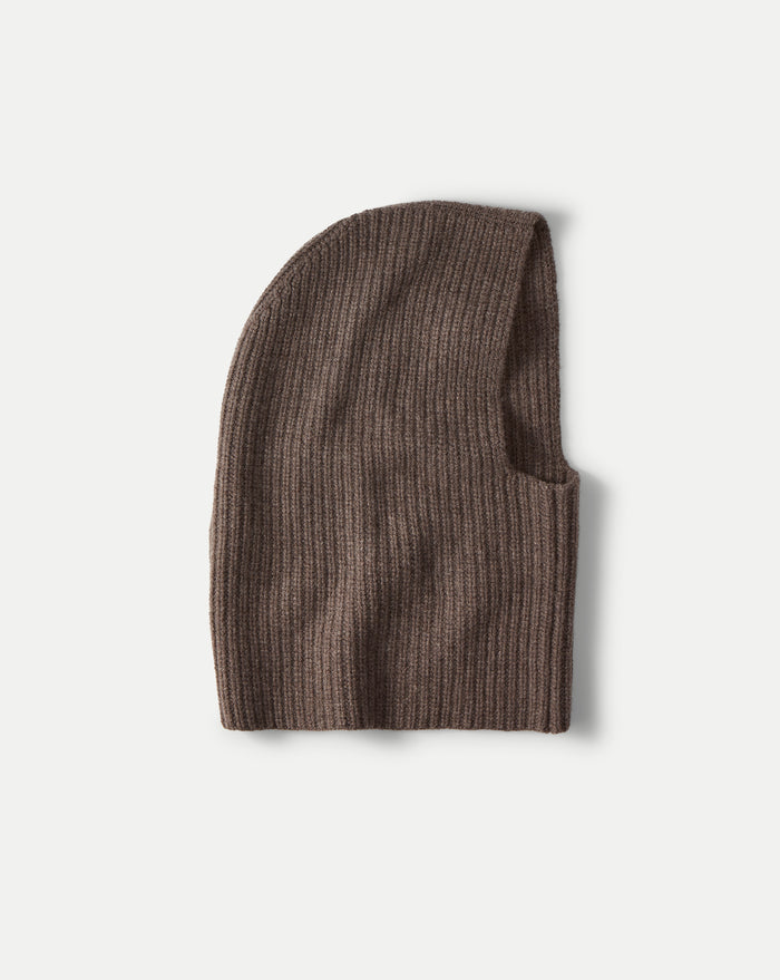 Veronica Beard Wool-Cashmere Snood - Heather Dark Umber