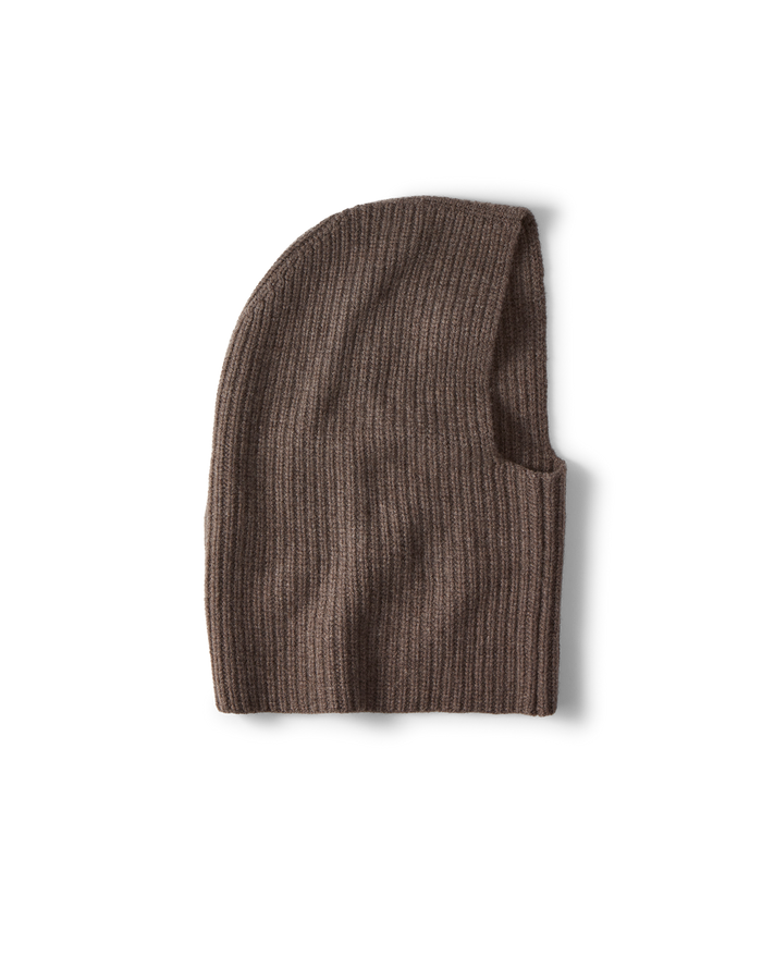 Veronica Beard Wool-Cashmere Snood Heather Dark Umber
