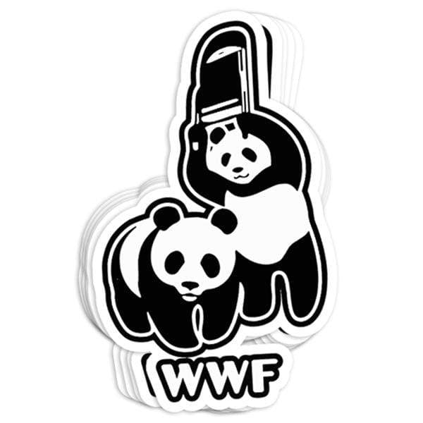 WWF Vinyl Sticker Survey Special - BustedTees.com