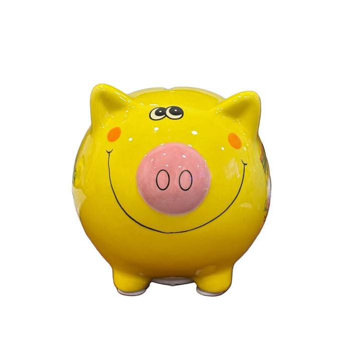 Yellow Washington DC Piggy Bank