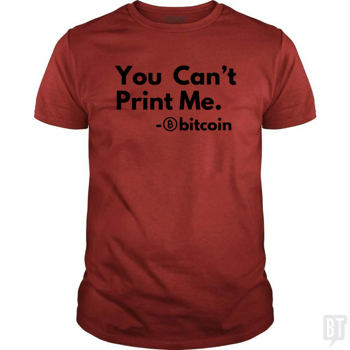 You Can’t Print Me