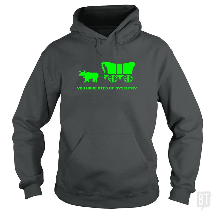 SunFrog-Busted BustedTees Hoodie / Dark Heather / S You Have Died of Dysentry