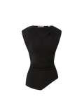 Veronica Beard Yvonne Asymmetric Top - Black