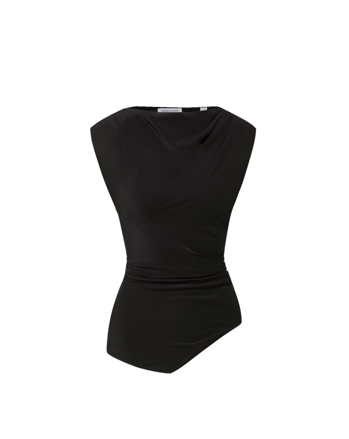 Veronica Beard Yvonne Asymmetric Top - Black